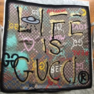 Life is Gucci Scarf